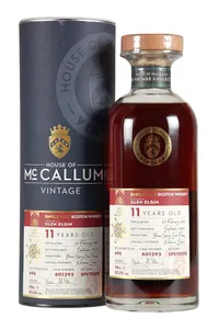 Whisky Glen Elgin 11 years, McCallum, 53.5%