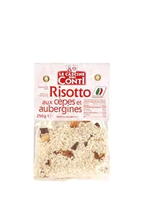 Risotto aux cèpes et aubergines, Cascine dei Conti (250 gr)