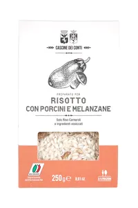 Risotto aux cèpes et aubergines, Cascine dei Conti (250 gr)