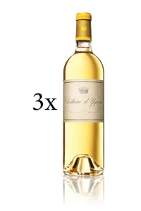 Château d'Yquem, 3 bouteilles 75 cl en caisse bois - 2023